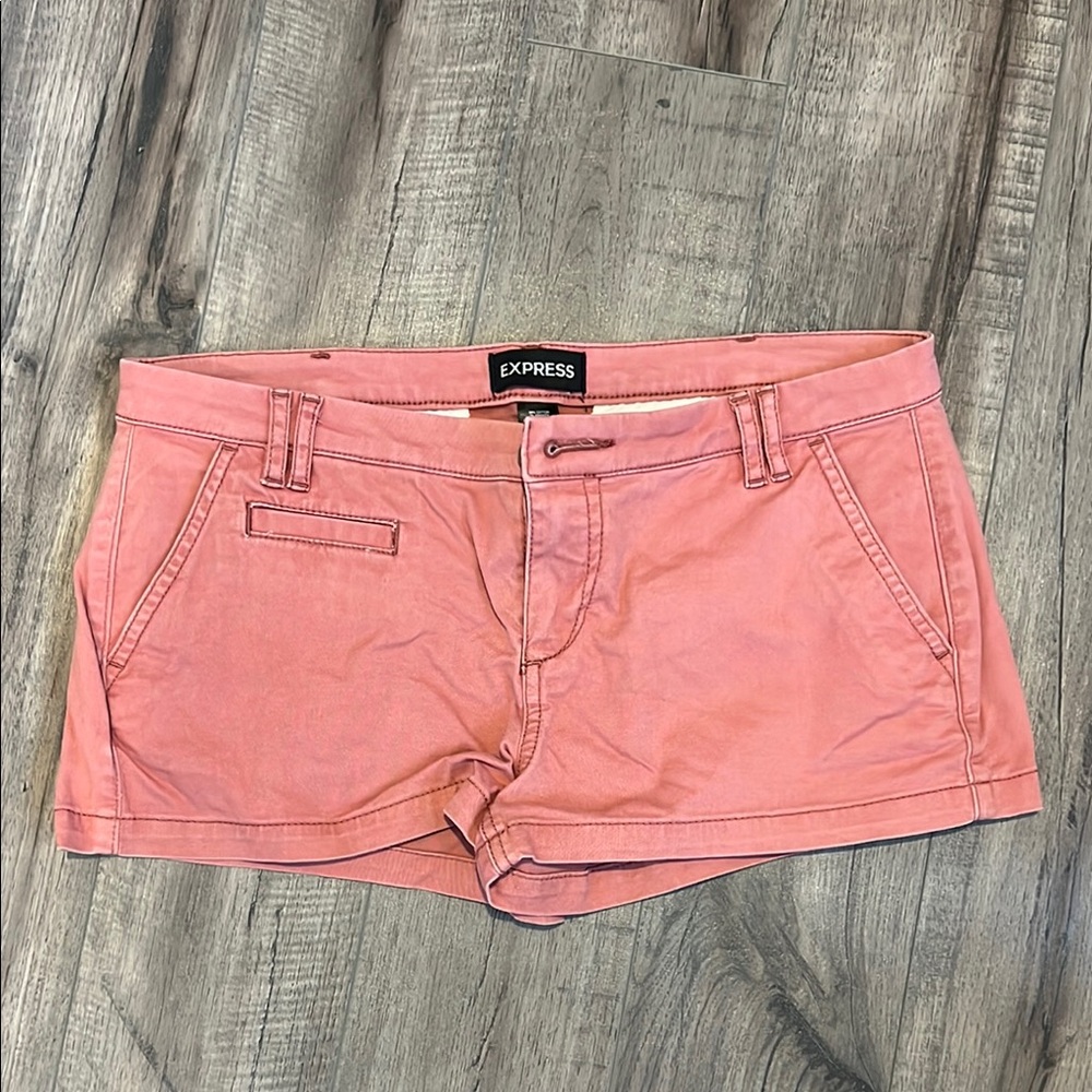 Express Pink High Waist Shorts for Summer